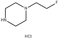 1-(2-氟乙基)-哌嗪盐酸盐 结构式