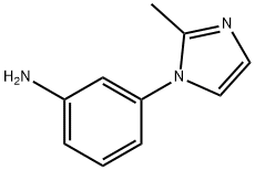 3-(2-methyl-1h-imidazol-1-yl)aniline 结构式