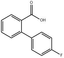 4'-氟-2-联苯甲酸 结构式