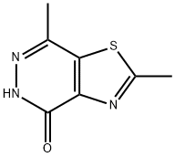2,7-DIMETHYL[1,3]THIAZOLO[4,5-D]PYRIDAZIN-4(5H)-ONE 结构式