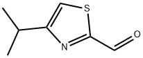 4-异丙基噻唑-2-甲醛 结构式