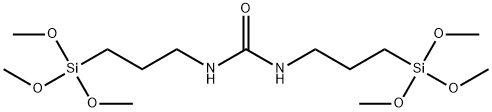 N,N-二(3-三甲氧基硅丙基)脲 结构式