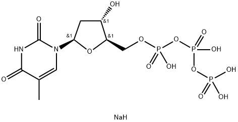 2'-脱氧胸苷 5'-三磷酸 结构式