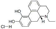 (R)-6-ETHYL-5,6,6A,7-TETRAHYDRO-4H-DIBENZO[DE,G]QUINOLINE-10,11-DIOL HYDROCHLORIDE 结构式