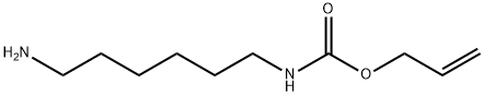 N-烯丙氧羰基-1,6-己二胺 盐酸盐 结构式