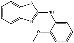 BENZOTHIAZOL-2-YL-(2-METHOXY-PHENYL)-AMINE 结构式