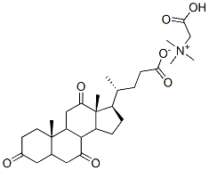 (carboxymethyl)trimethylammonium 3,7,12-trioxocholan-24-oate 结构式