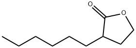 3-己基二氢-2(3H)-呋喃酮 结构式