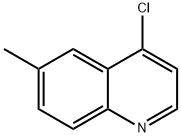 4-氯-6-甲基喹啉 结构式