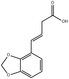 1,3-苯并二氧-4-甲醛 结构式