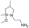 1-(2-aminoethyl)-2-methoxy-2,4-dimethyl-1-aza-2-silacyclopentane 结构式