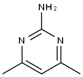 2-amino-4,6-dimethyl pyrimidine 结构式