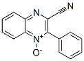 3-Phenyl-2-quinoxalinecarbonitrile 4-oxide 结构式