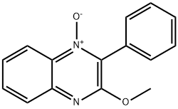 2-Methoxy-3-phenylquinoxaline 4-oxide 结构式