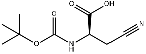 BOC-BETA-CYANO-D-ALA-OH 结构式