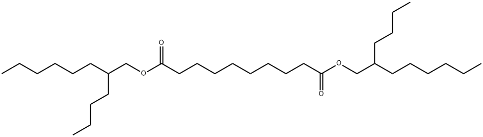 癸二酸二丁基辛酯 结构式