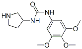 1-(3-Pyrrolidinyl)-3-(3,4,5-trimethoxyphenyl)urea 结构式