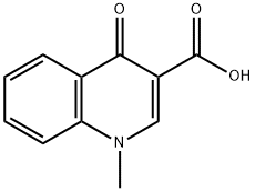 1-甲基-4-氧代-1,4-二氢-3-喹啉羧酸 结构式
