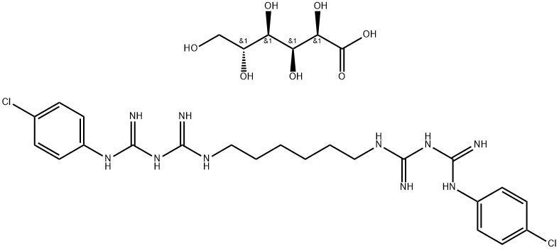 葡萄糖氯己定 结构式