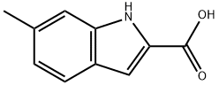 6-甲基吲哚-2-羧酸 结构式