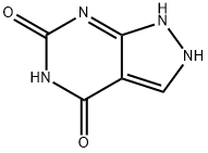 1H-吡唑并[3,4-D]嘧啶-4,6(2H,5H)-二酮 结构式