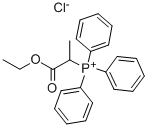 (2-乙氧基-1-甲基-2-氧代乙基)三苯基鏻氯化物 结构式