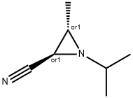 2-Aziridinecarbonitrile,3-methyl-1-(1-methylethyl)-,trans-(9CI) 结构式