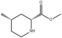 2-Piperidinecarboxylicacid,4-methyl-,methylester,(2R-cis)-(9CI) 结构式