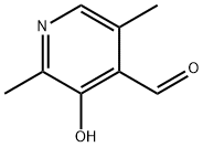 3-羟基-2,5-二甲基吡啶-3-甲醛 结构式
