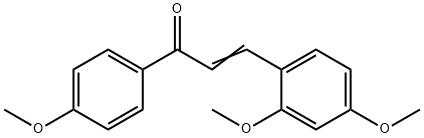 2,4,4'-TRIMETHOXYCHALCONE 结构式