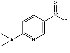 5-Nitro-2-(trimethylstannyl)-pyridine 结构式