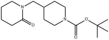 1-Boc-4-(2-oxo-piperidin-1-ylMethyl)piperidine 结构式