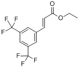 3,5-双(三氟甲基)肉桂酸乙酯 结构式