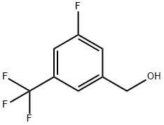 3-氟-5-(三氟甲基)苯甲醇 结构式