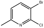 2-氯-3-溴-6-甲基吡啶 结构式