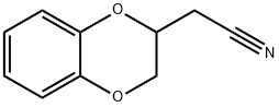 (2,3-二氢苯并[1,4]二恶烷-2-基)乙腈 结构式