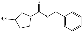 3-氨基-N-Cbz-吡咯烷 结构式