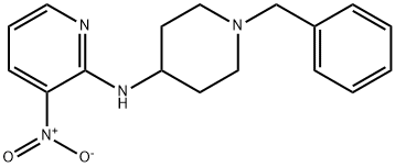 (1-苄基-哌啶-4-基)-(3-硝基-吡啶-2-基)-胺 结构式