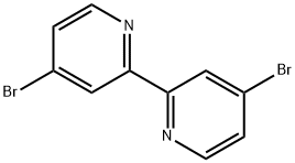4,4'-二溴-2,2'-联吡啶 结构式
