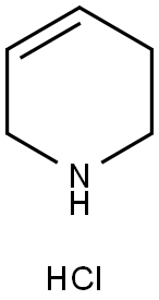 1,2,3,6-四氢吡啶盐酸盐 结构式