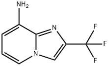 2-(三氟甲基)咪唑并[1,2-A]吡啶-8-氨 结构式