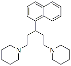 1,1'-[3-(1-Naphtyl)pentane-1,5-diyl]dipiperidine 结构式