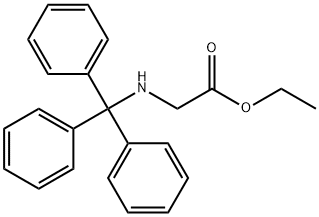 N-(三苯甲基)甘氨酸乙酯 结构式