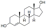 4-androstene-3,17-diol 结构式