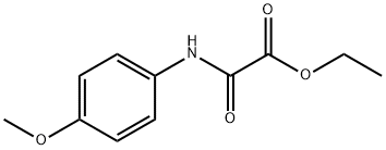 2-(4-甲氧基苯胺基)-2-羰基乙酸乙酯 结构式