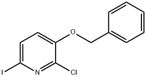 3-(BENZYLOXY)-2-CHLORO-6-IODOPYRIDINE 结构式