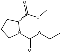 (R)-1-乙基2-甲基吡咯烷-1,2-二羧酸酯 结构式