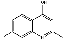 7-氟-4-羟基-2-甲基喹啉 结构式