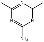 2-氨基-4,6-二甲基-1,3,5-三嗪 结构式