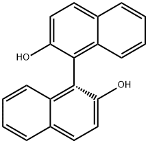 R-1,1'-联-2-萘酚 结构式